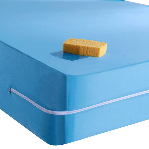 Housse matelas imperméable extensible (bleu) Housse matelas imperméable extensible (bleu)